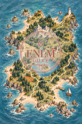 Cartographers Dream Island - Printable - Wall Art - A4