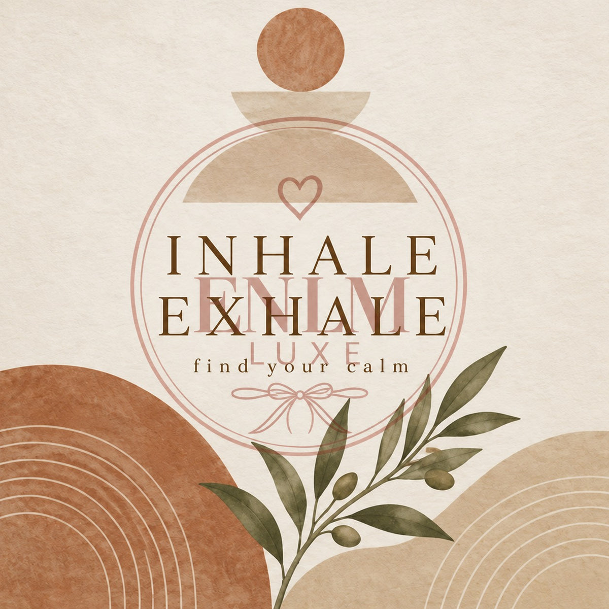🤎 Inhale Exhale Wall Art | Boho Printable Art Print