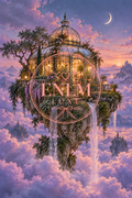Cloudtop Glasshouse Fantasy Art Print