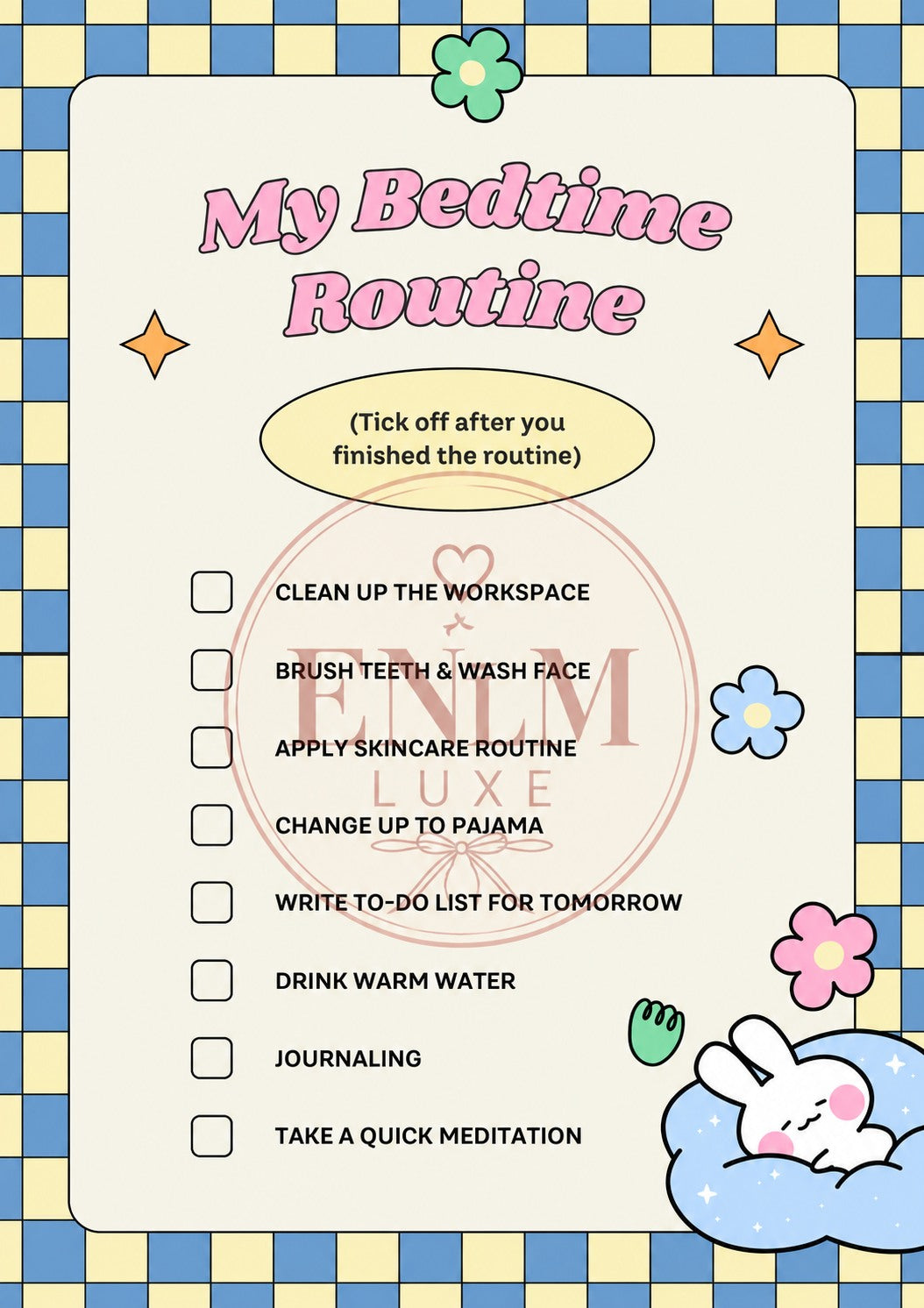 🌙 My Bedtime Routine | Printable Kids Routine Chart