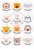Animal Encouragement Stickers | Printable Kids Reward Stickers