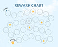 Blue Kids Reward Chart Printable