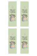 Green Pastel “Just One More Chapter” Bookmark Printable