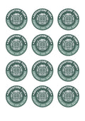 Adventure Time Camper Sticker Sheet – 12 Printable Circle Stickers